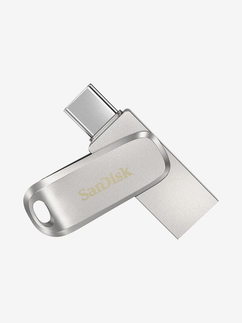 SanDIsk Ultra Dual Drive Luxe SDDDC4-256G-I35 256GB Type C Flash Drive (Silver)