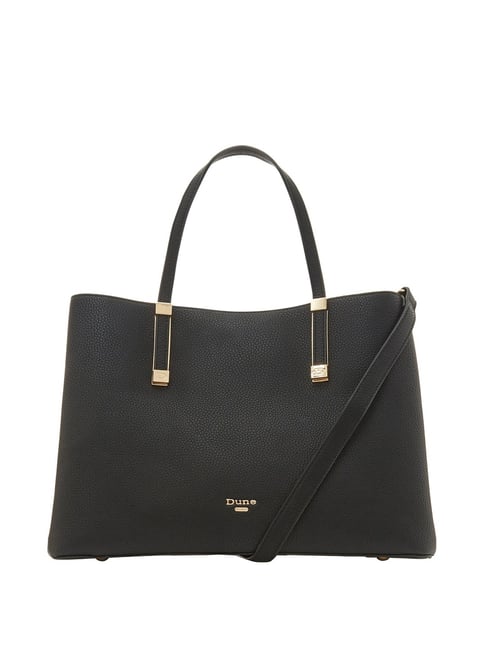Dune London Black Solid Large Handbags