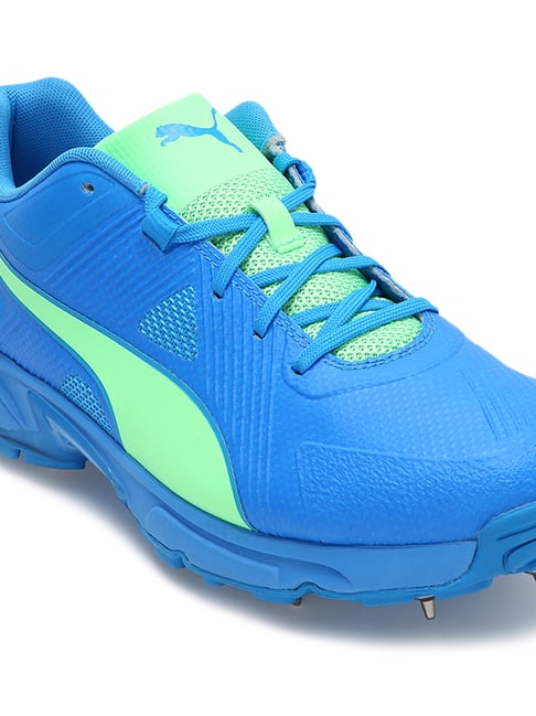 Buy Puma Spike 19.1 Blue Cricket Shoes 