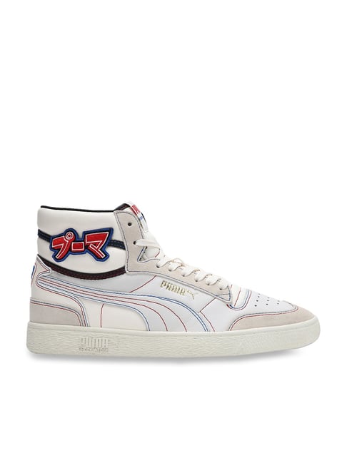 Puma Ralph Sampson Mid Japanorama Whisper White Sneakers