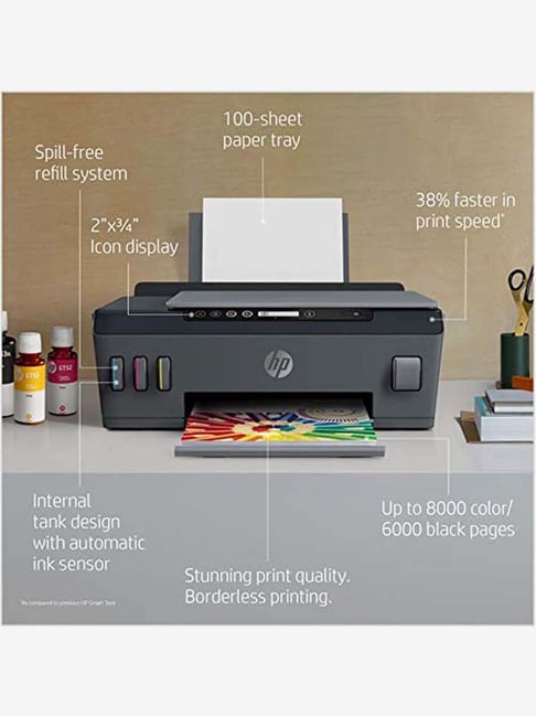 HP Smart Tank 500 All-in-One Ink Tank Printer (Black)