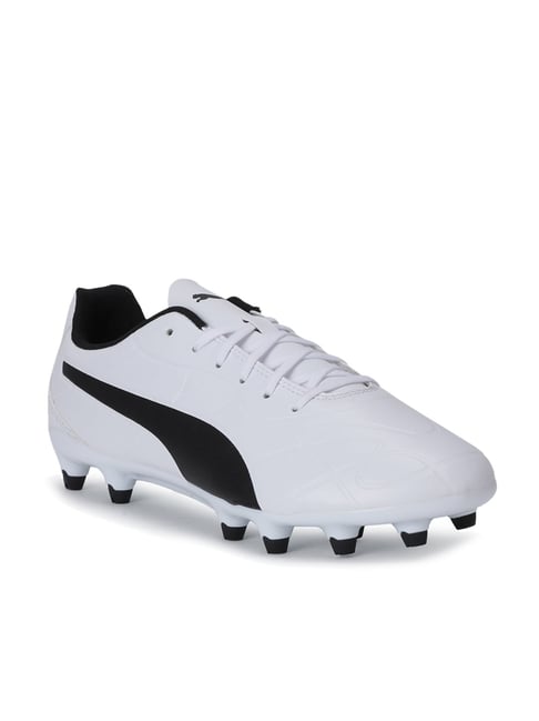 Buy Puma Monarch FG White Football Shoes for Men at Best Price