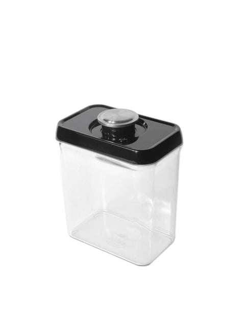 MasterClass Airtight Small Glass Food Storage Jar with Brass Lid