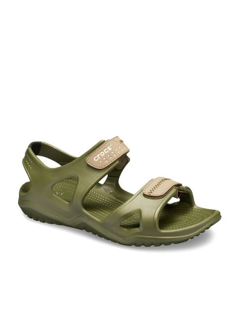 Amazon.com | Crocs Unisex Gladiator Open Toe Sandals, Black, 5 US Women |  Sandals