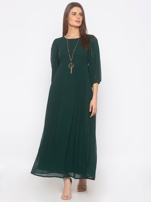 Berrylush Women Maxi Light Green Dress - Buy Berrylush Women Maxi Light Green  Dress Online at Best Prices in India | Flipkart.com