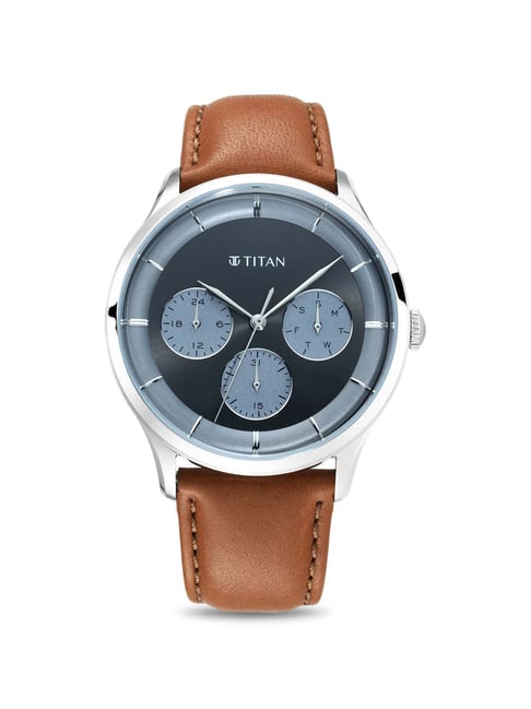 Titan 90125SL01 Light Leathers Analog Watch for Men