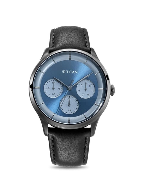 Titan 90125QL01 Light Leathers Analog Watch for Men