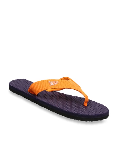 Reebok Men's Hexa Orange Flip Flops