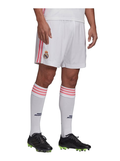 Adidas REAL H SHO White Striped Shorts