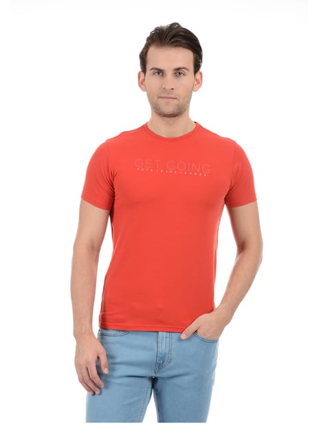 Pepe Jeans Red Regular Fit T-Shirt