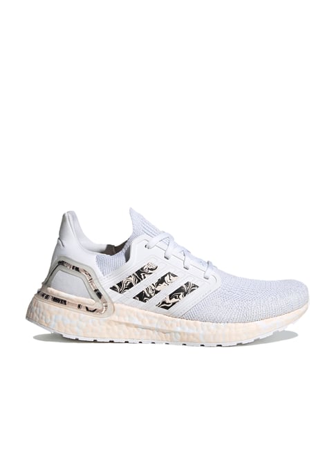 Adidas Ultraboost 20 White Running Shoes