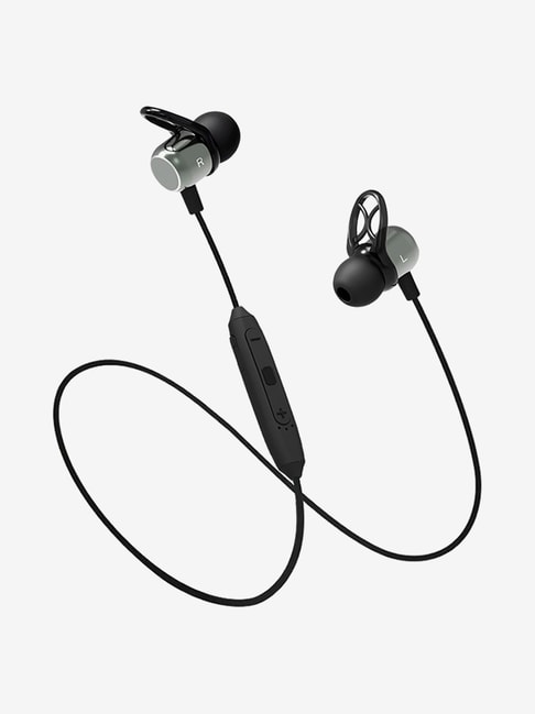 PTron Avento Plus Stereo Wireless Bluetooth Headphones with Microphone (Grey and Black)