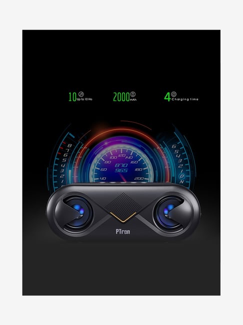 Buy PTron Fusion 10W Wireless Bluetooth Portable Speaker (Black