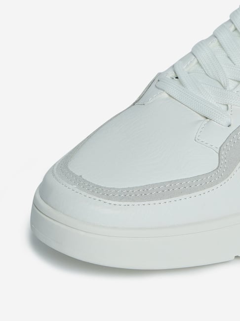 Buy SOLEPLAY by Westside White Perforated Sneakers Online at Best ...