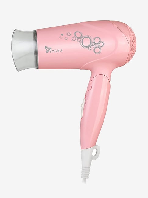 Syska Trendsetter HD1620 1200W Hair Dryer For Women (Pink)