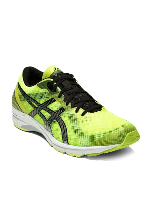 Asics Men s Heatracer 2 Lime Green Running Shoes