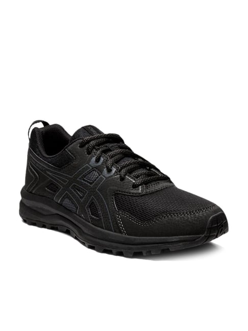 Asics black 2024 trail shoes