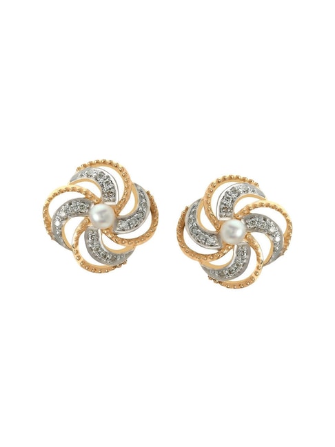 Mia By Tanishq Earrings Diamond - Buy Mia By Tanishq Earrings Diamond  online in India