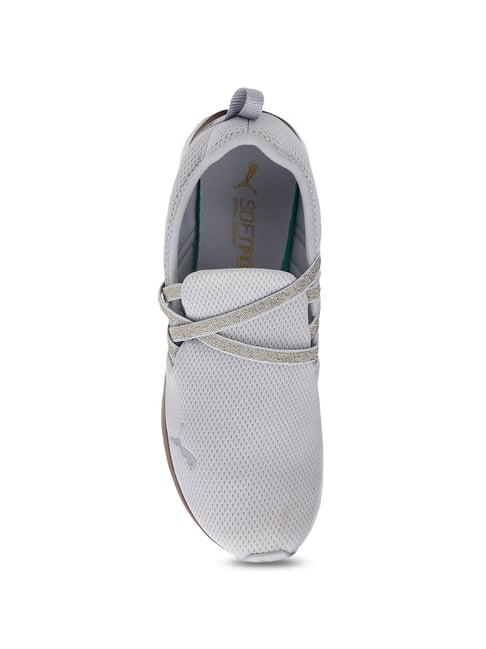 Buy Puma Ella Ballet Metallic Grey Walking Shoes for Women at Best