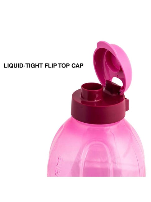 Buy Tupperware Aquasafe Eco Pink Blue Plastic Fliptop Water Bottles