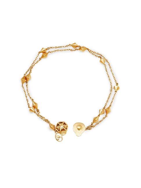 Mia by Tanishq 14 KT Rose Gold Hexagon Diamond Bracelet : Amazon.in: Fashion