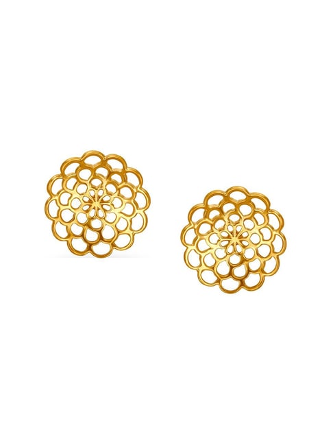 Flipkart.com - Buy SOHI Rose Gold-Plated Studs Brass Stud Earring Online at  Best Prices in India