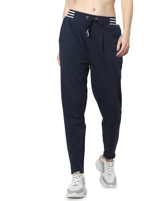 Only Navy Mid Rise Pants