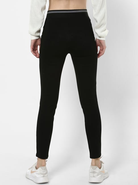 Buy Only Black Mid Rise Jeggings for Women Online @ Tata CLiQ