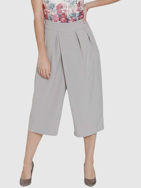 Vero Moda Grey Mid Rise Trouser - Marquee Collection