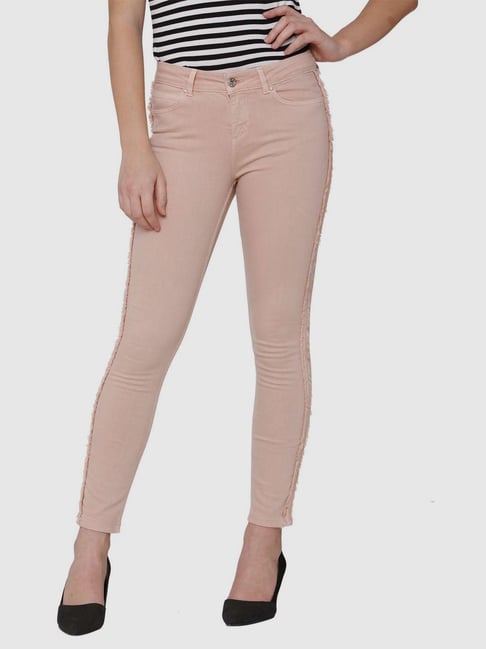 Vero Moda Pink Cotton Jeans