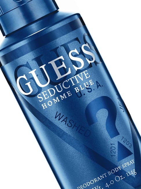 guess seductive homme blue body spray