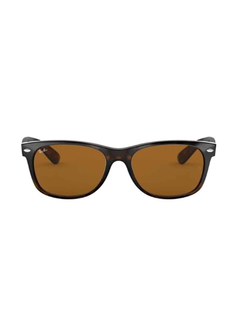 Buy Ray-Ban 0RB2132 Brown Icons Wayfarer 52 mm Online At Best