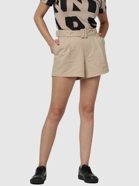 Vero Moda Beige Cotton Shorts