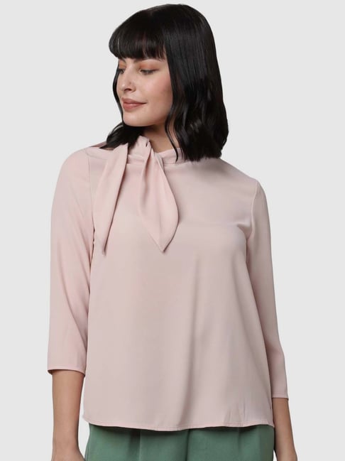 Vero Moda Pink Regular Fit Top