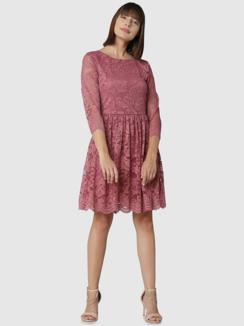 vero moda pink lace dress Vero Moda - Broderie Cami Maxi Dress - Women - Polyester/Spandex - XL