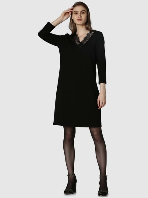 Vero Moda Black A-Line Dress