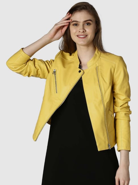 Buy Tokyo Talkies Yellow Denim Jacket for Women Online at Rs.1189 - Ketch