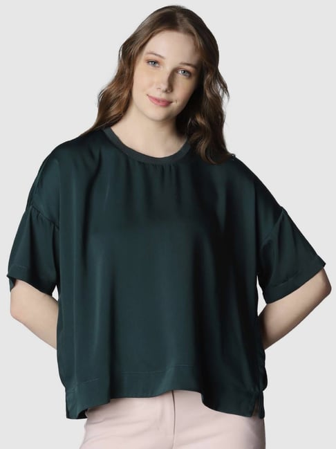 Vero Moda Green Regular Fit Top