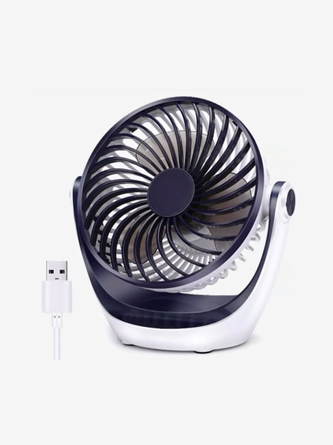 Soopii 13DB Mini Desktop Fan with USB Power Supply Sky Blue Soopii Electronics TATA CLIQ