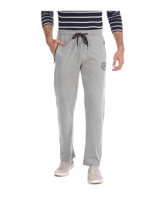 U S Polo Assn U.S. Polo Assn. Grey Textured Lounge Pants