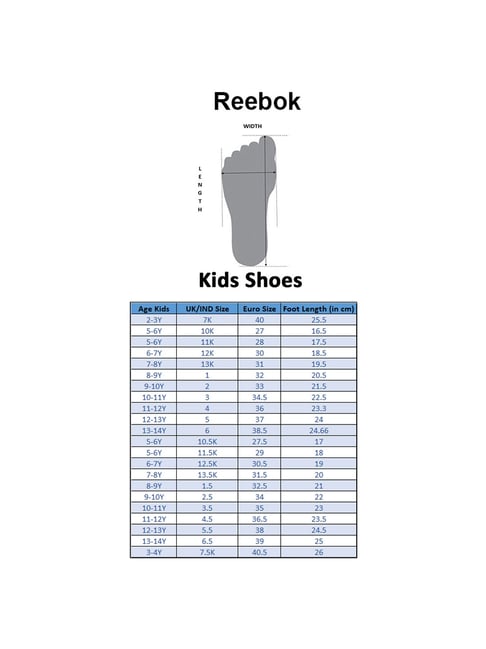 Runner Reebok 10k For Women Size Chart Reebok Shoes Buy Reebok