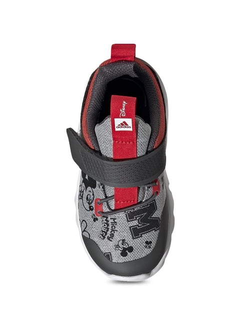 Adidas Kids Rapidaflex Mickey El I Medium Grey Training Shoes