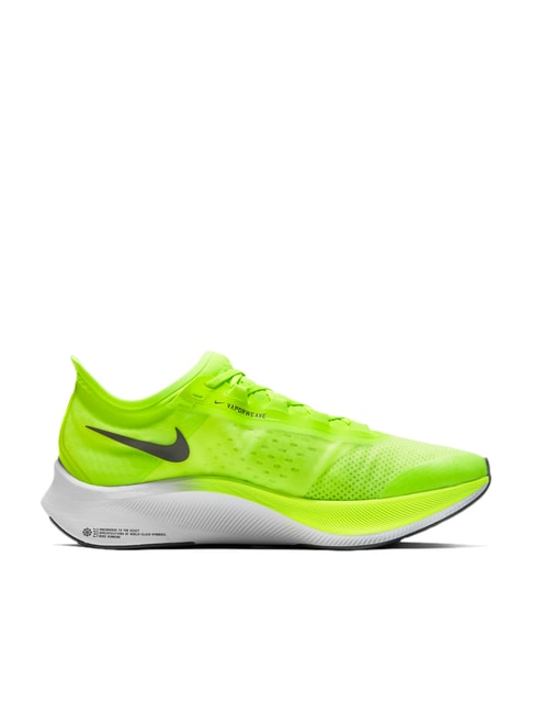 Nike Men's Zoom Fly 3 Lime Green Running Shoes-Nike-Footwear-TATA CLIQ