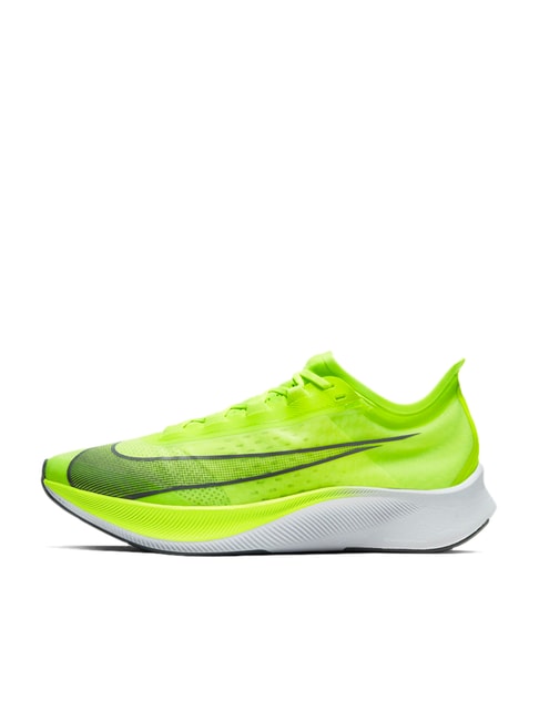 Nike Men's Zoom Fly 3 Lime Green Running Shoes from Nike at best prices ...