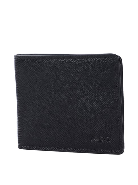 Buy Aldo Black Textured Bi-Fold Wallet For Men At Best Price @ Tata CLiQ