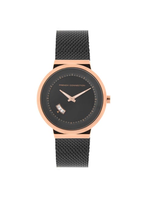 French connection black outlet watch