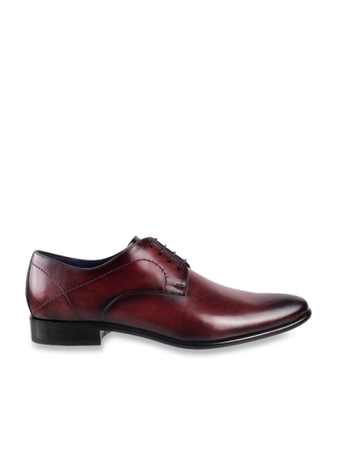 Maroon colour formal on sale shoes