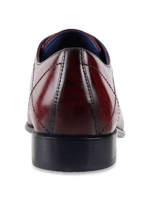 Buy J. Fontini by Mochi Men's Maroon Derby Shoes Online at Best Prices ...