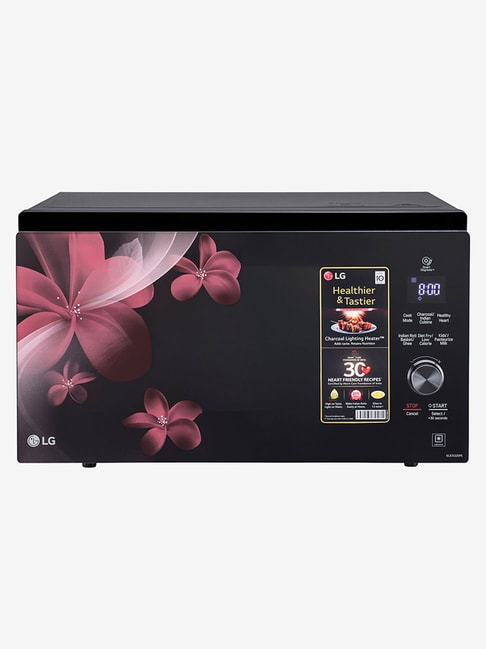 LG MJEN326PK 32L Convection Microwave Oven (Black Floral)