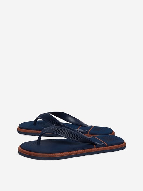 Buy SOLEPLAY by Westside Navy Textured Flip-Flops For Men Online At ...